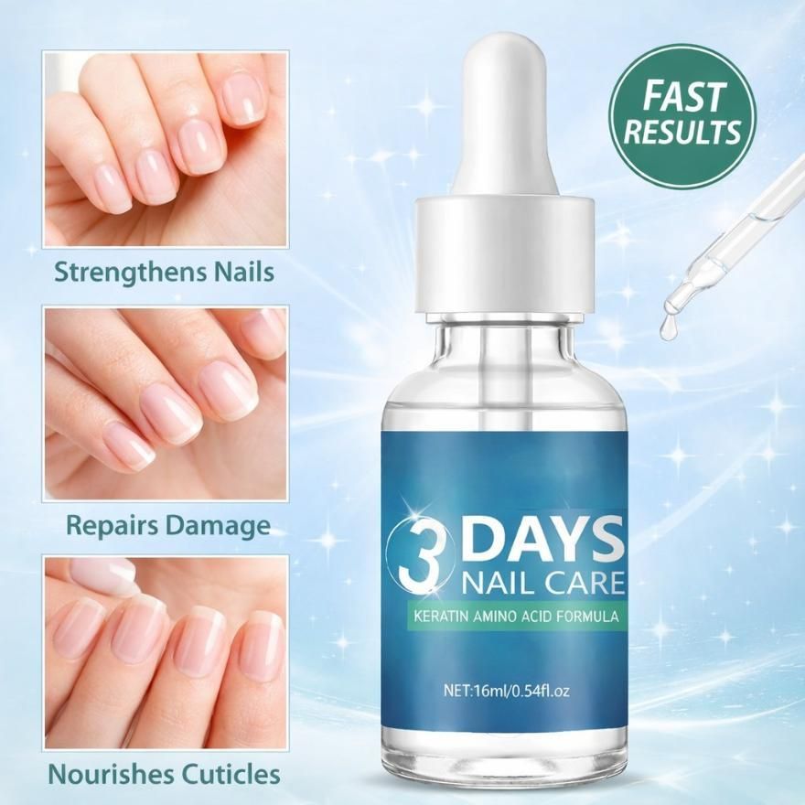 3 Days Nail Care Keratin Amino Acids 16ml Each (Pack of 2)