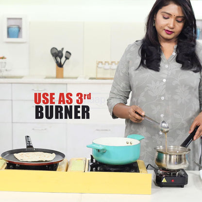 Kitchen Queen Flameless Electric Cooking Stove (Assorted Color)