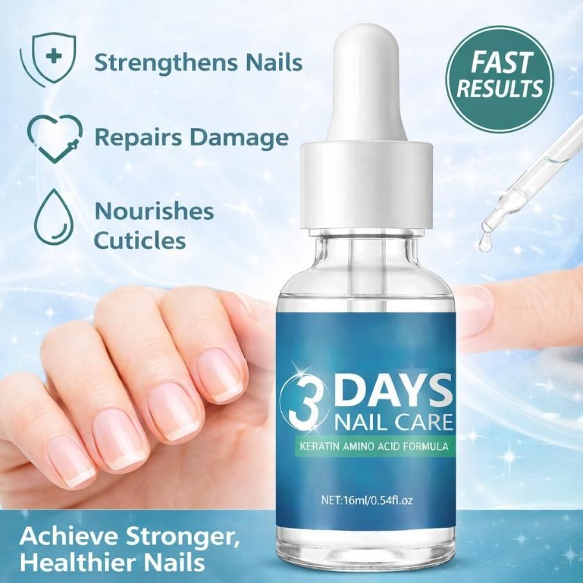 3 Days Nail Care Keratin Amino Acids 16ml Each (Pack of 2)