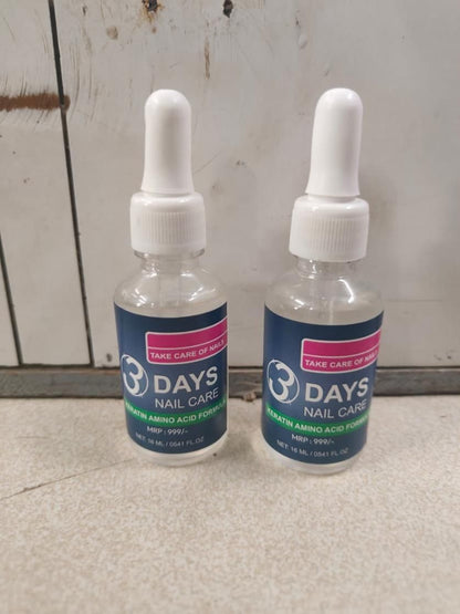 3 Days Nail Care Keratin Amino Acids 16ml Each (Pack of 2)